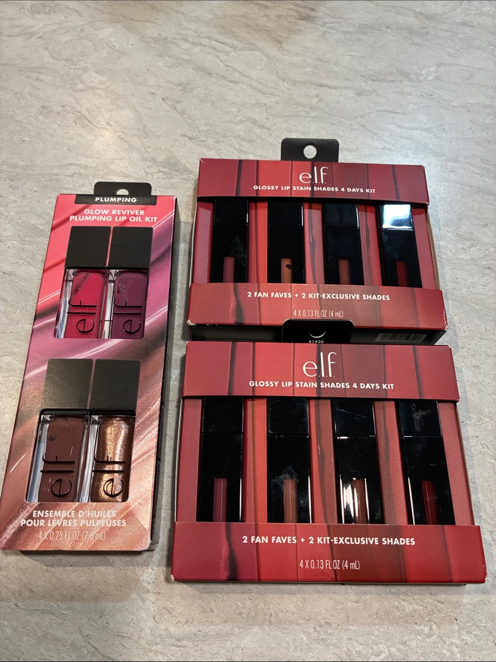 Glossy Lip Stain & Plumping Lip Oil Gift Kit - Red Shades